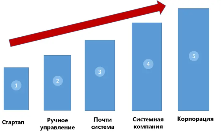 Этапы развития бизнеса